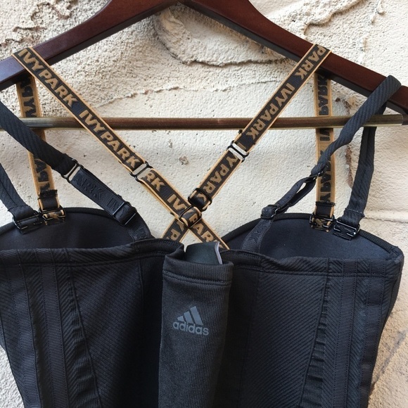 NEW IVY PARK x ADIDAS Knit Bodysuit Black Size S - Picture 8 of 16